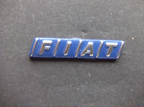 Fiat Logo blauw opgelegde letters